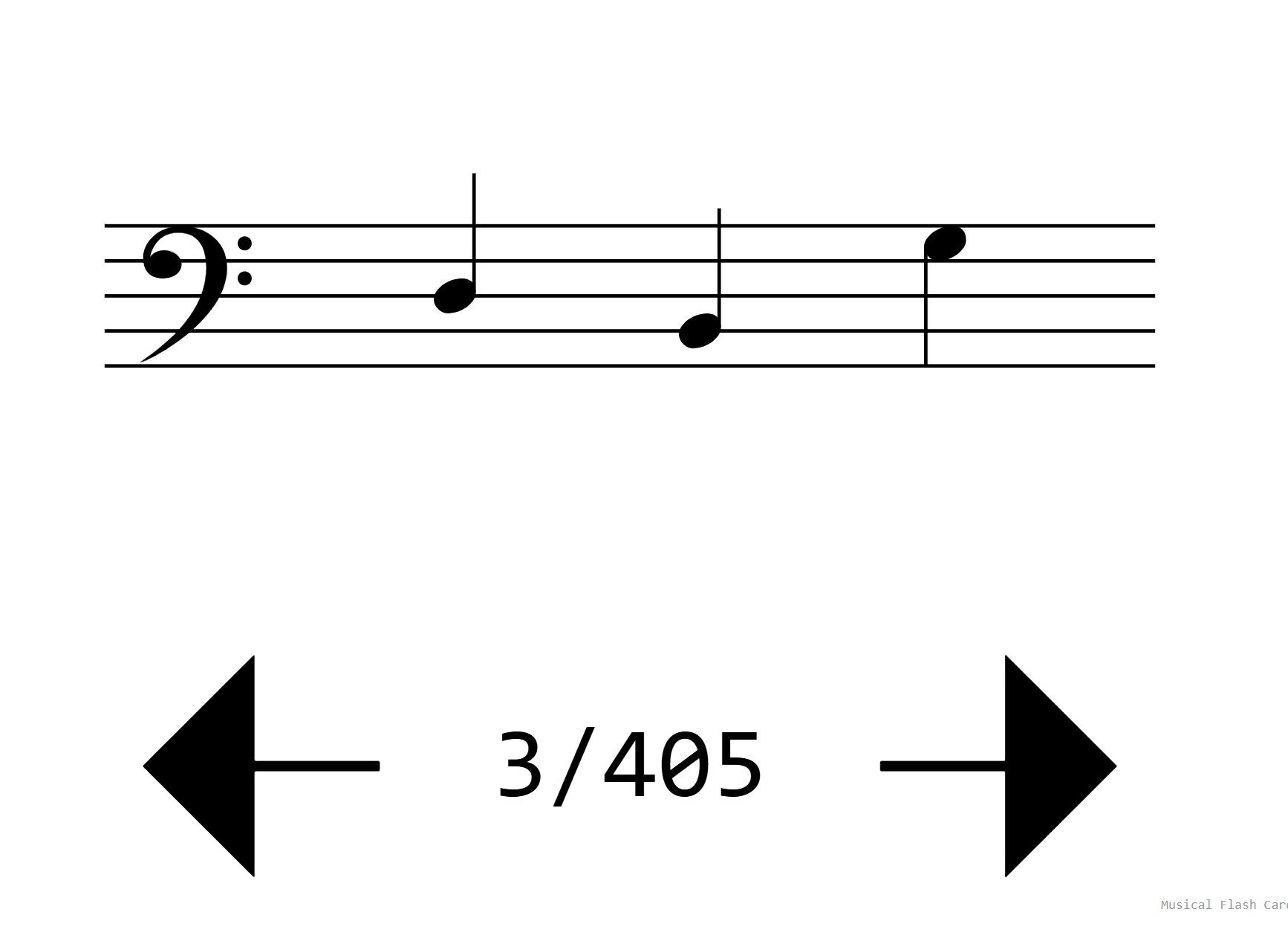 Musical Flash Cards